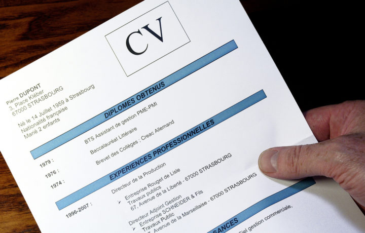 how to write a proper cv